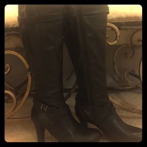 Tall Black Boots EUC